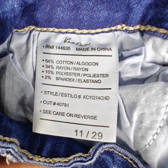 KanCan Dark Wash Skinny Jeans Size 11 Used Good Condition - Picture 7 of 8